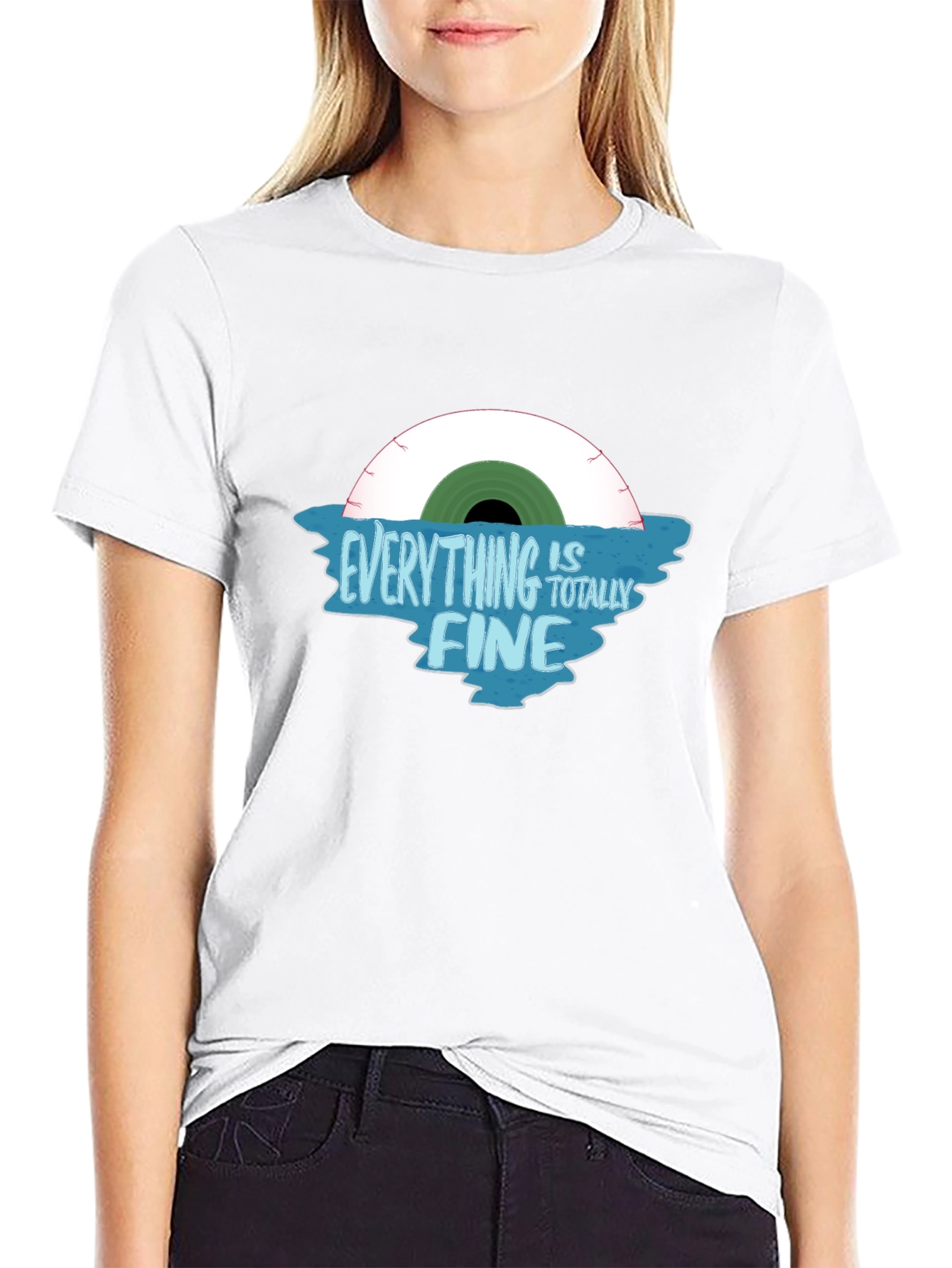 Everything Is Totally Fine Graphic T-Shirt