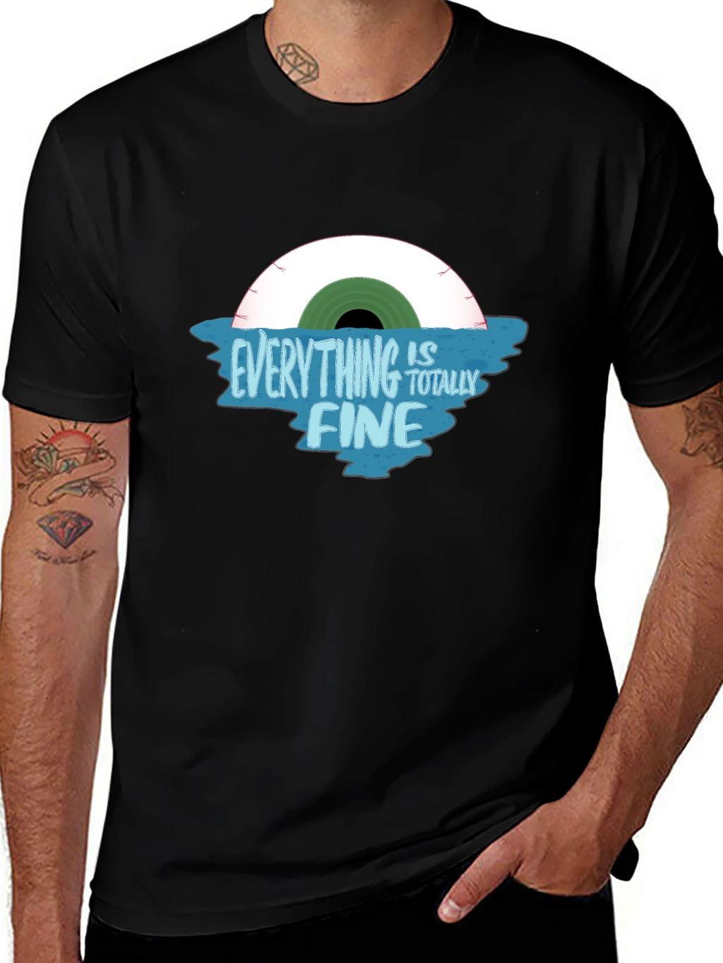 Everything Is Totally Fine Graphic T-Shirt