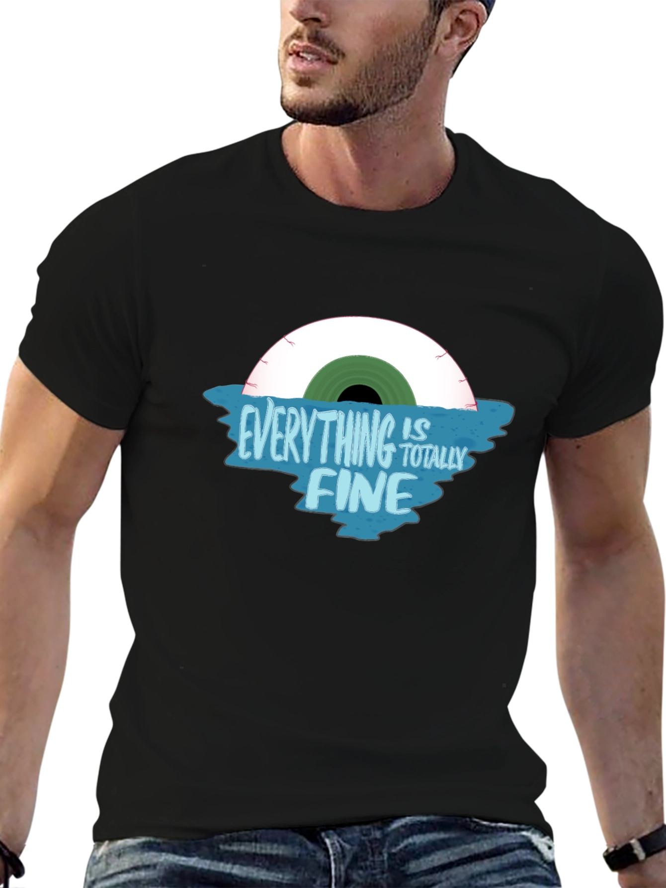 Everything Is Totally Fine Graphic T-Shirt