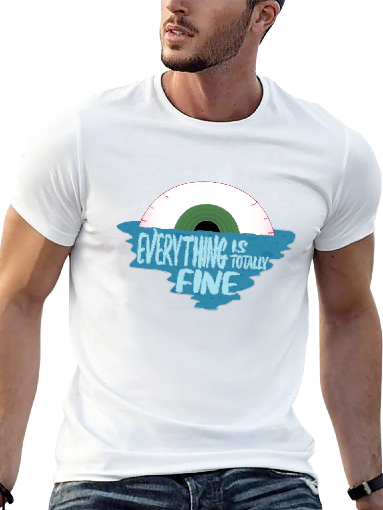 Everything Is Totally Fine Graphic T-Shirt