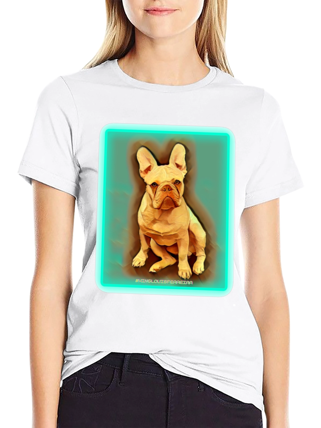 Dog Graphic Print Tee - Casual Cool