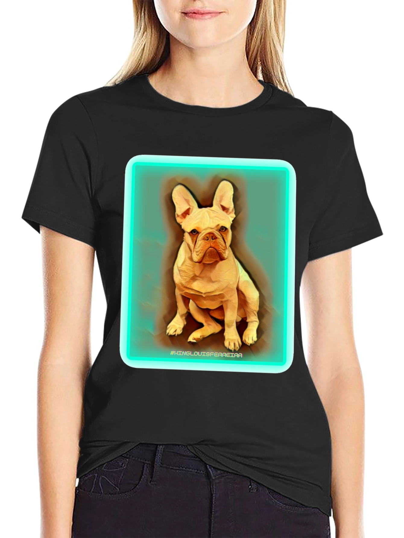 Dog Graphic Print Tee - Casual Cool