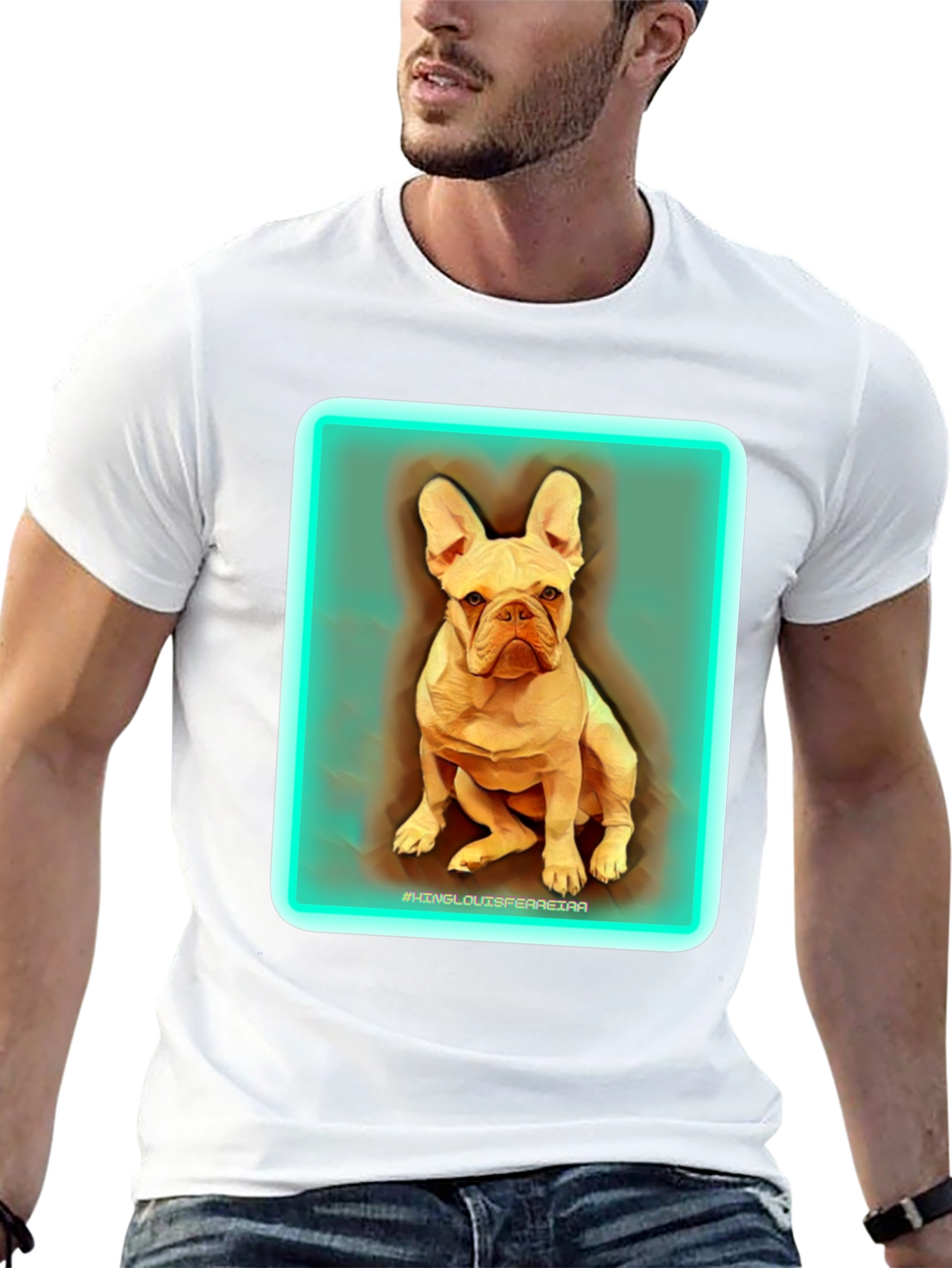 Dog Graphic Print Tee - Casual Cool