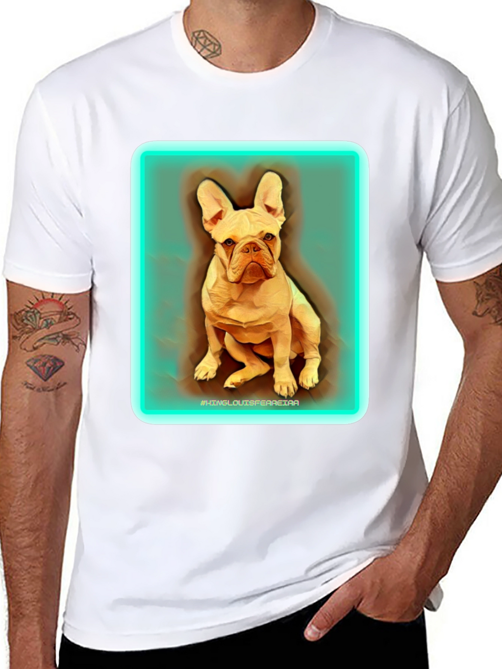Dog Graphic Print Tee - Casual Cool