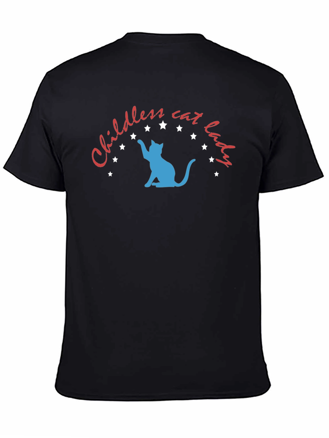 Childless Cat Lady Graphic Tee - Unisex Black T-Shirt