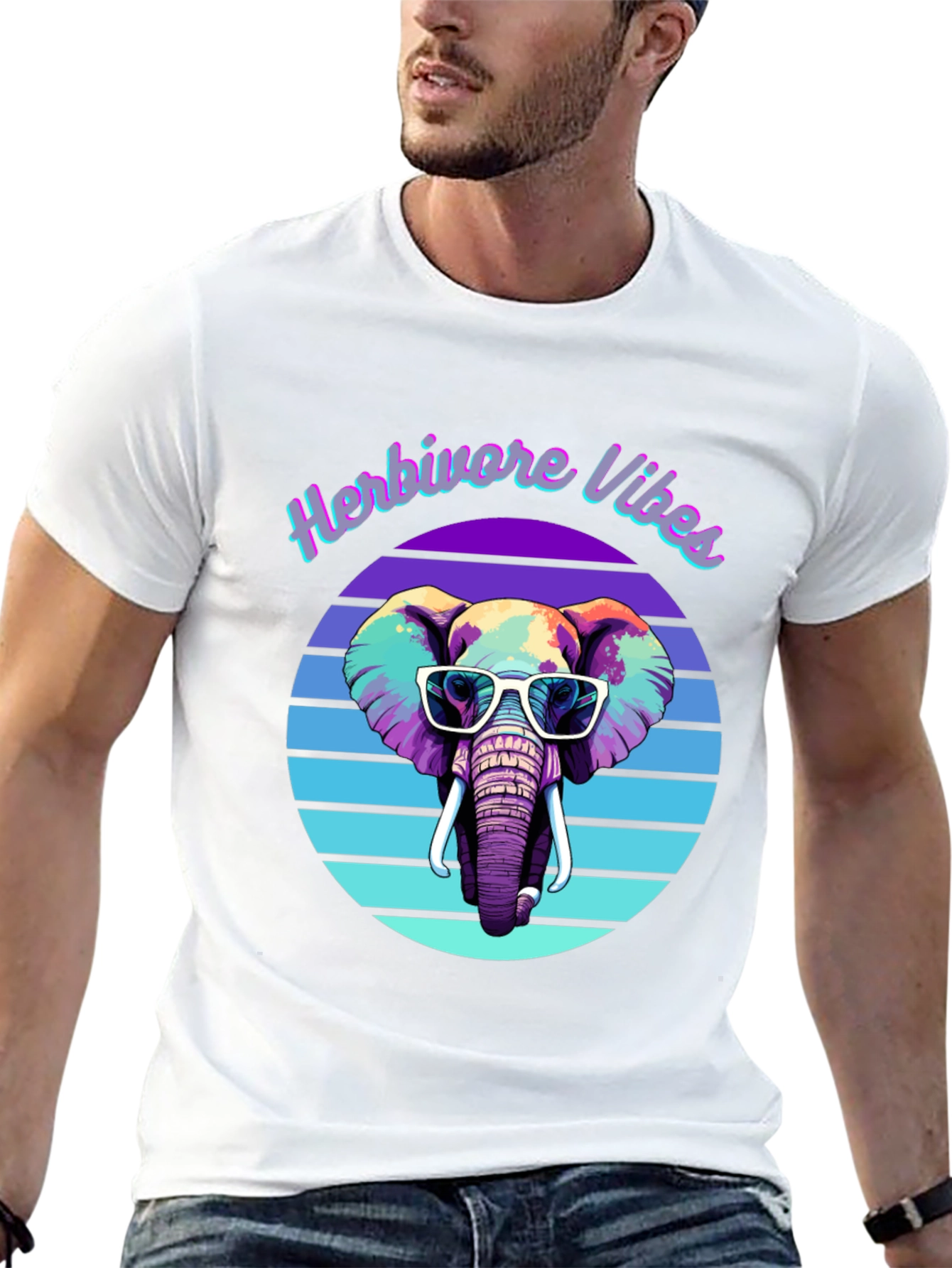 Herbivore Vibes Elephant Graphic Tee