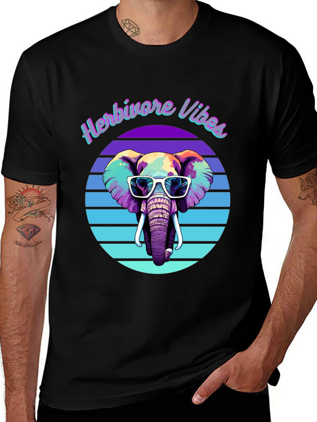 Herbivore Vibes Elephant Graphic Tee