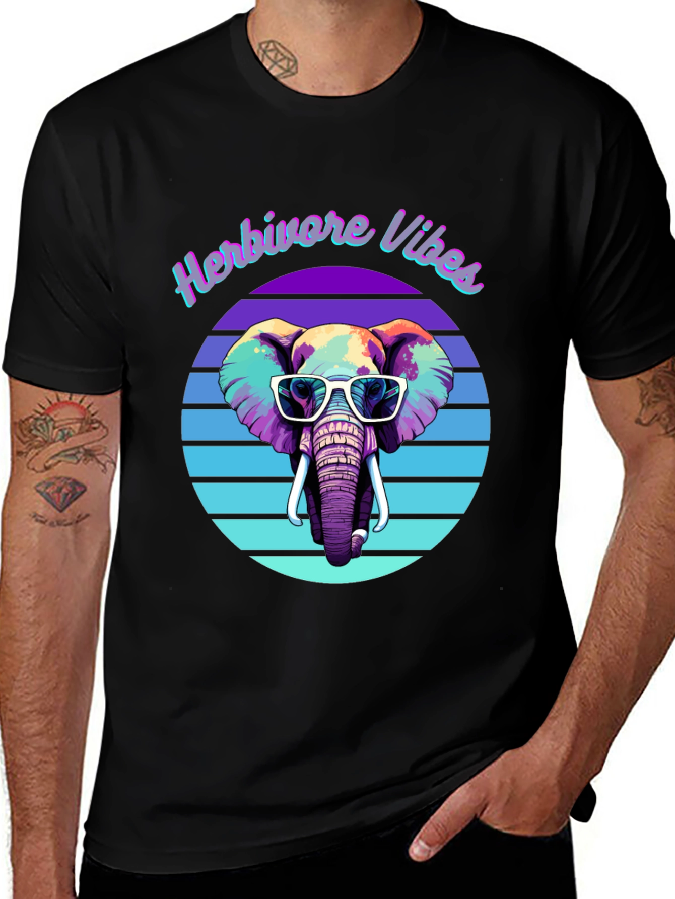 Herbivore Vibes Elephant Graphic Tee