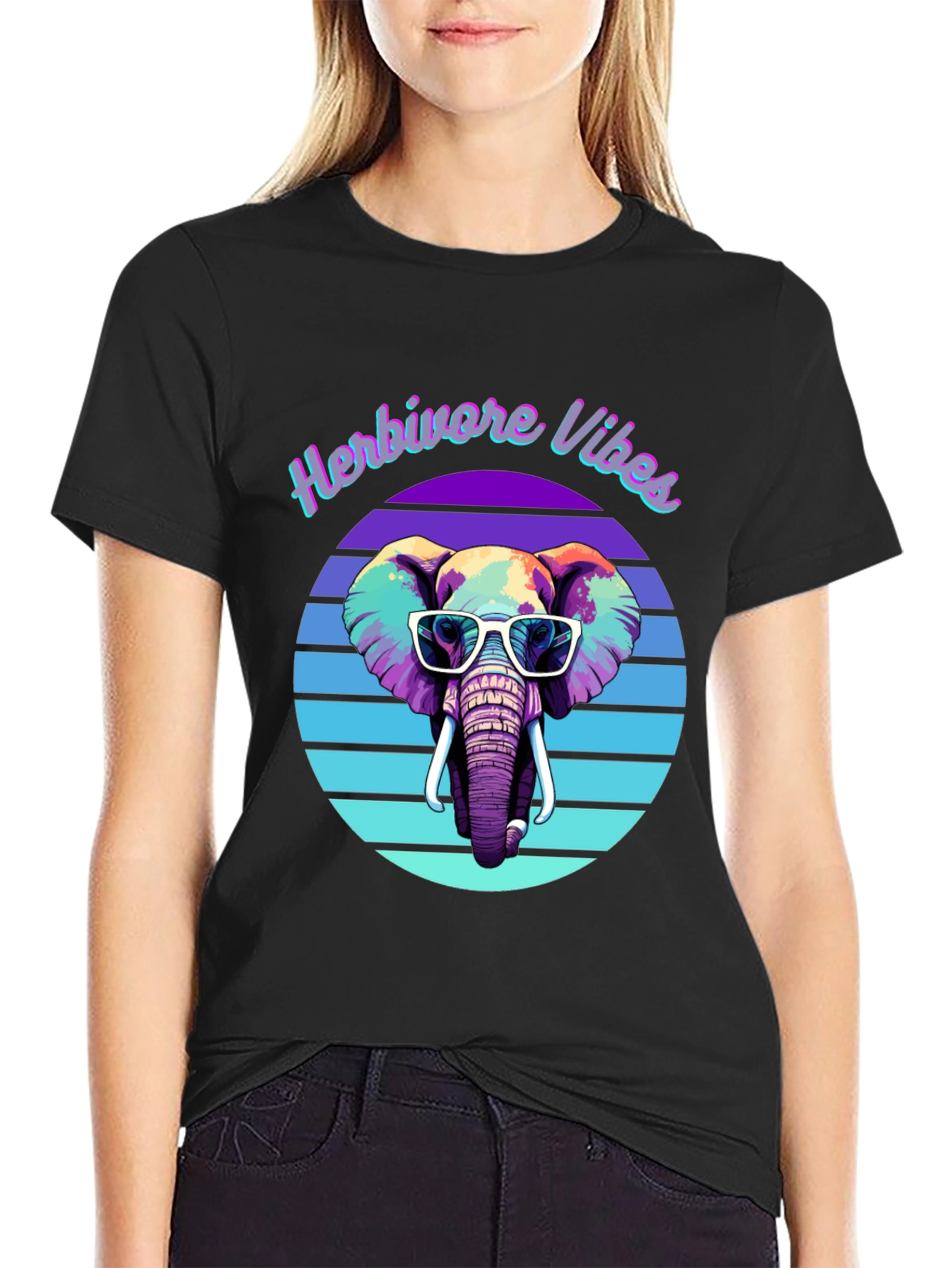 Herbivore Vibes Elephant Graphic Tee