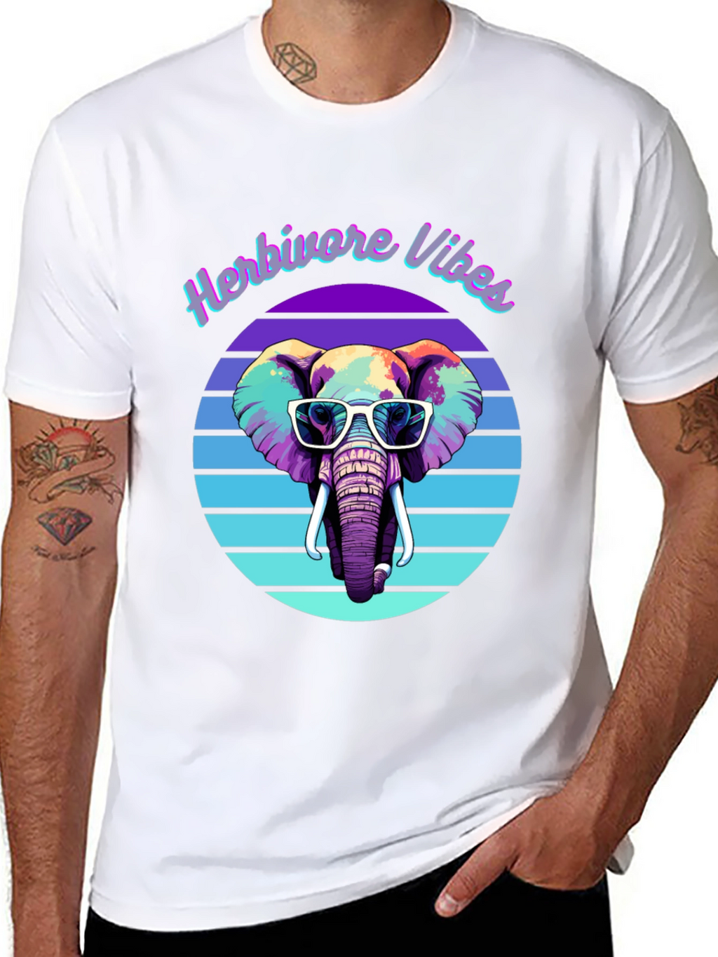 Herbivore Vibes Elephant Graphic Tee