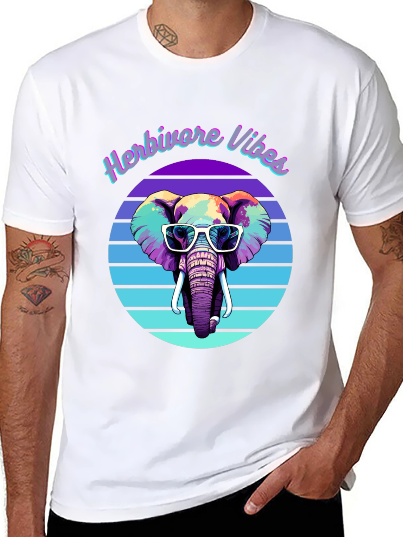 Herbivore Vibes Elephant Graphic Tee