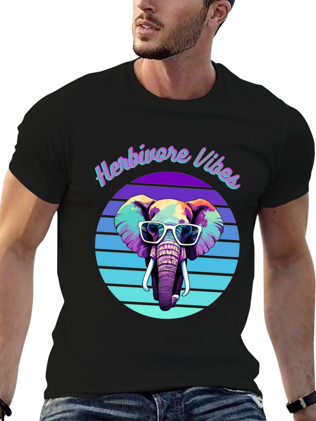 Herbivore Vibes Elephant Graphic Tee
