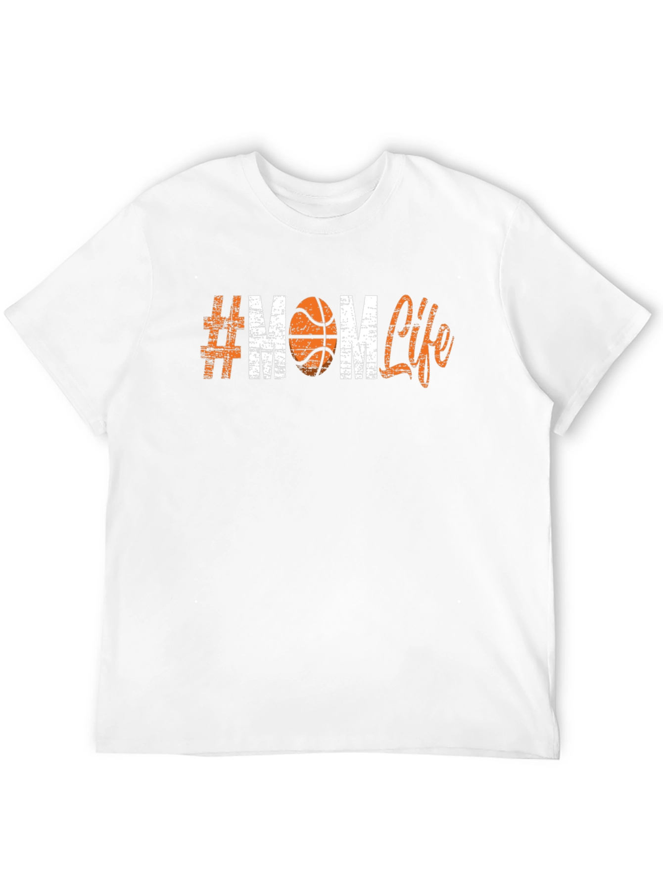 #Mom Life Basketball T-Shirt - Trendy Graphic Tee