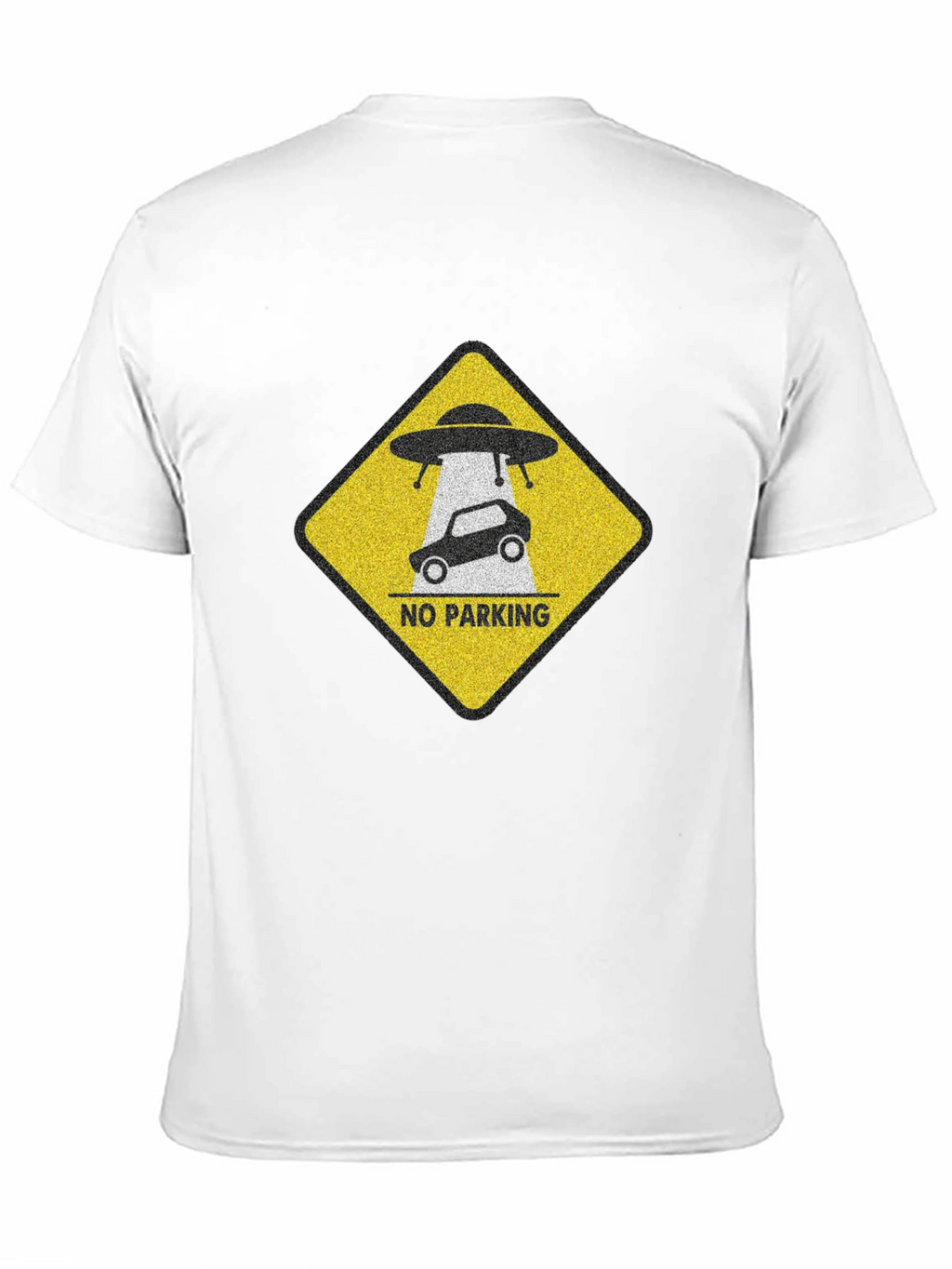 Alien Abduction No Parking Graphic Tee