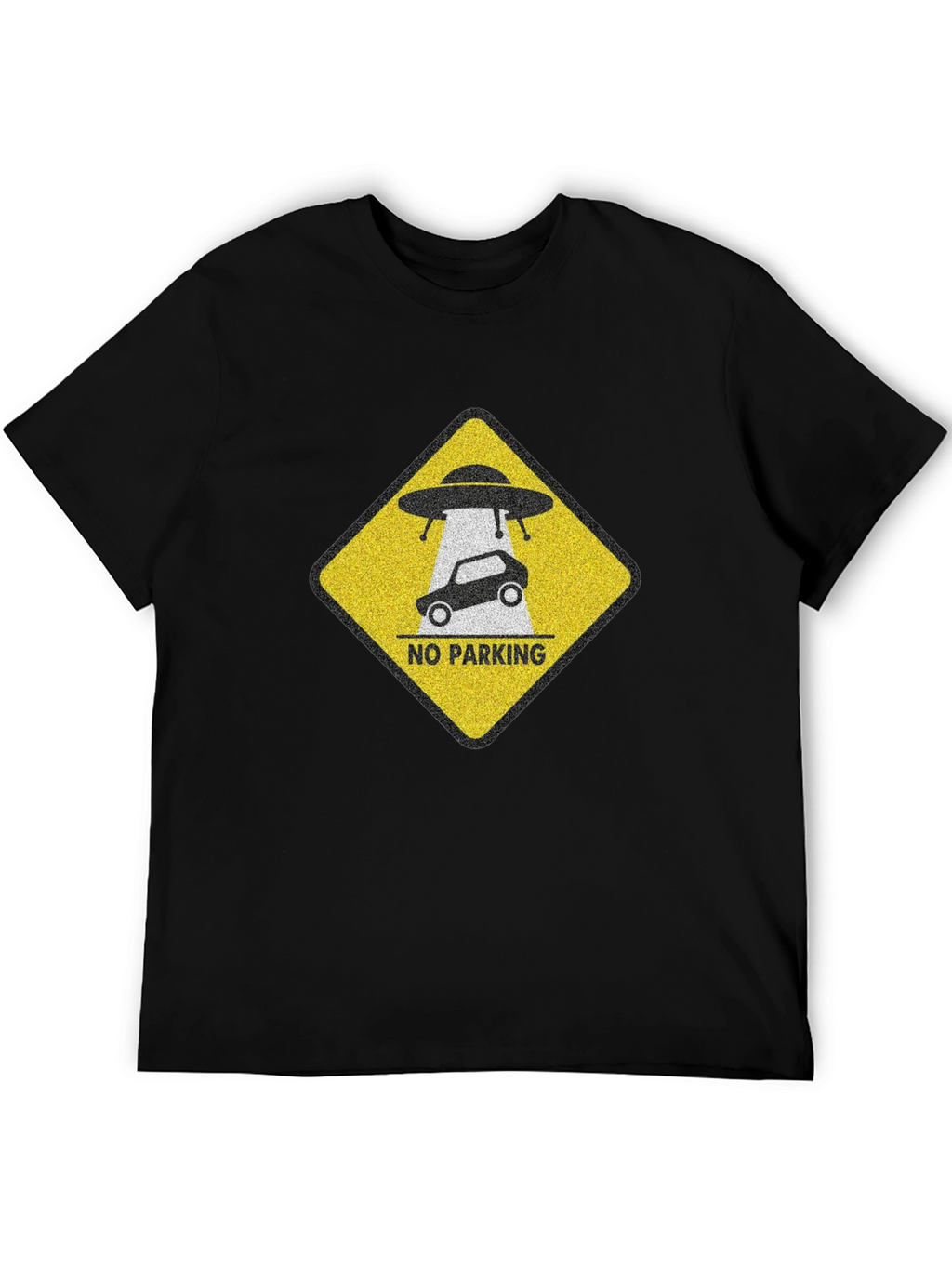 Alien Abduction No Parking Graphic Tee