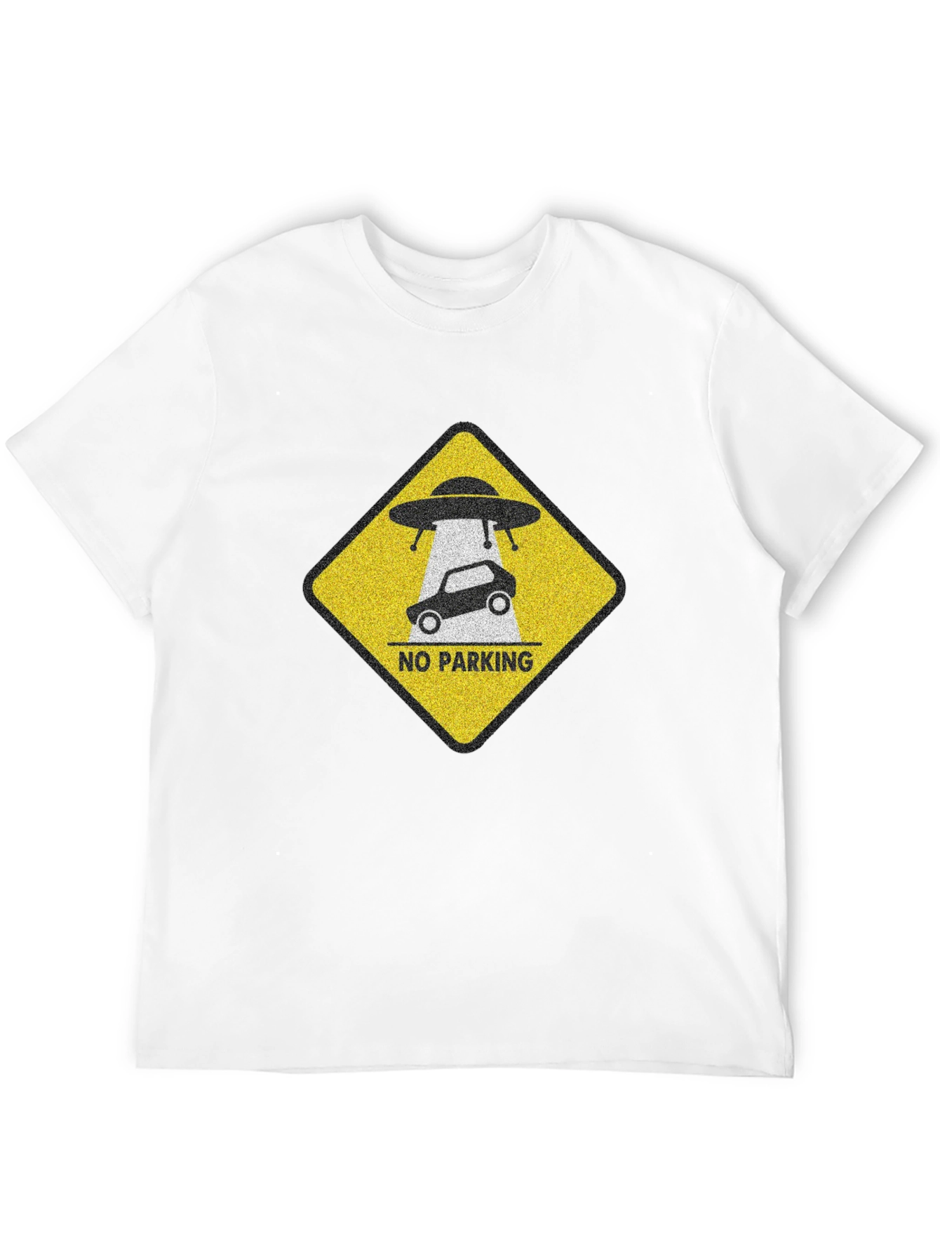 Alien Abduction No Parking Graphic Tee