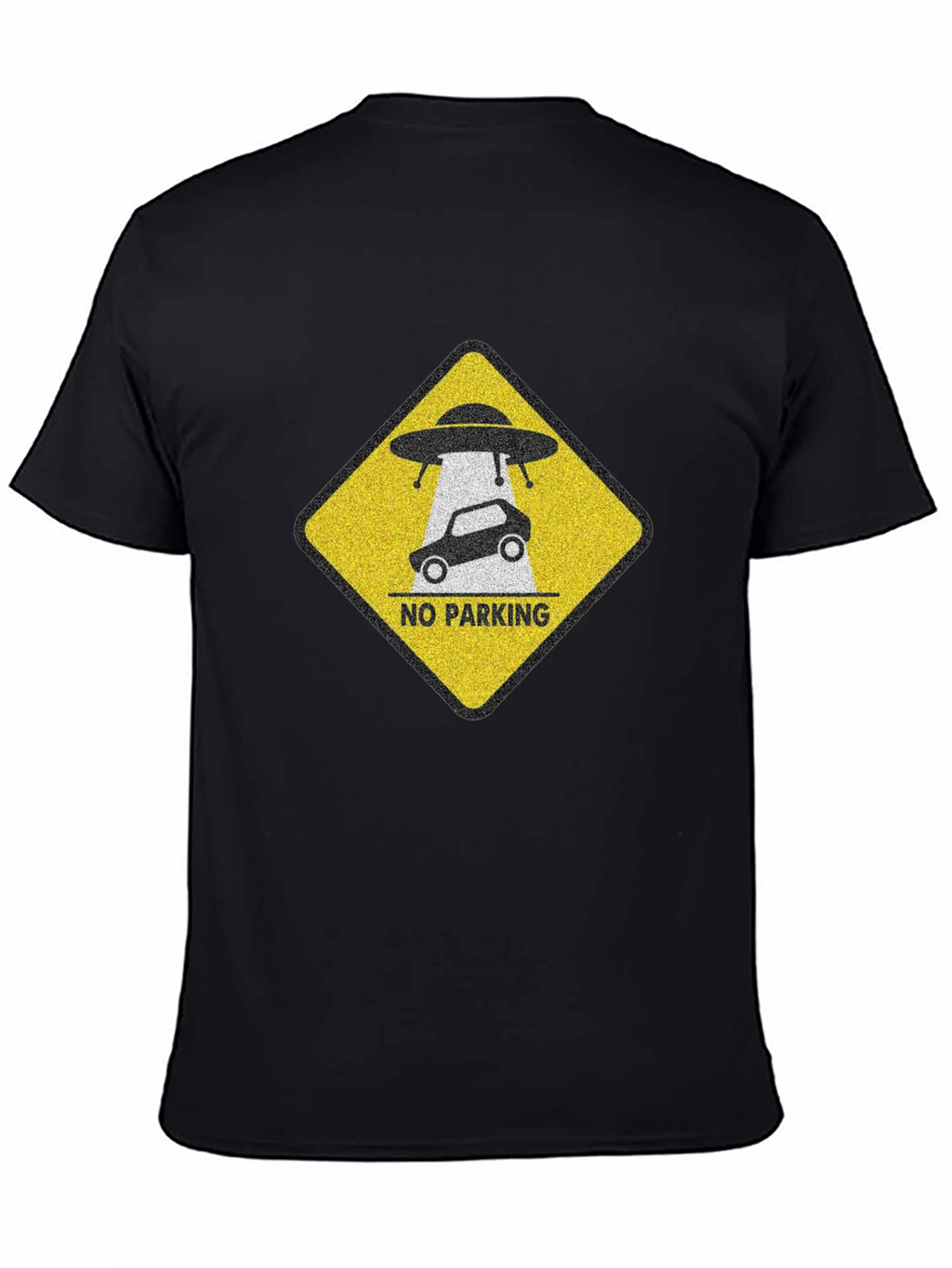 Alien Abduction No Parking Graphic Tee