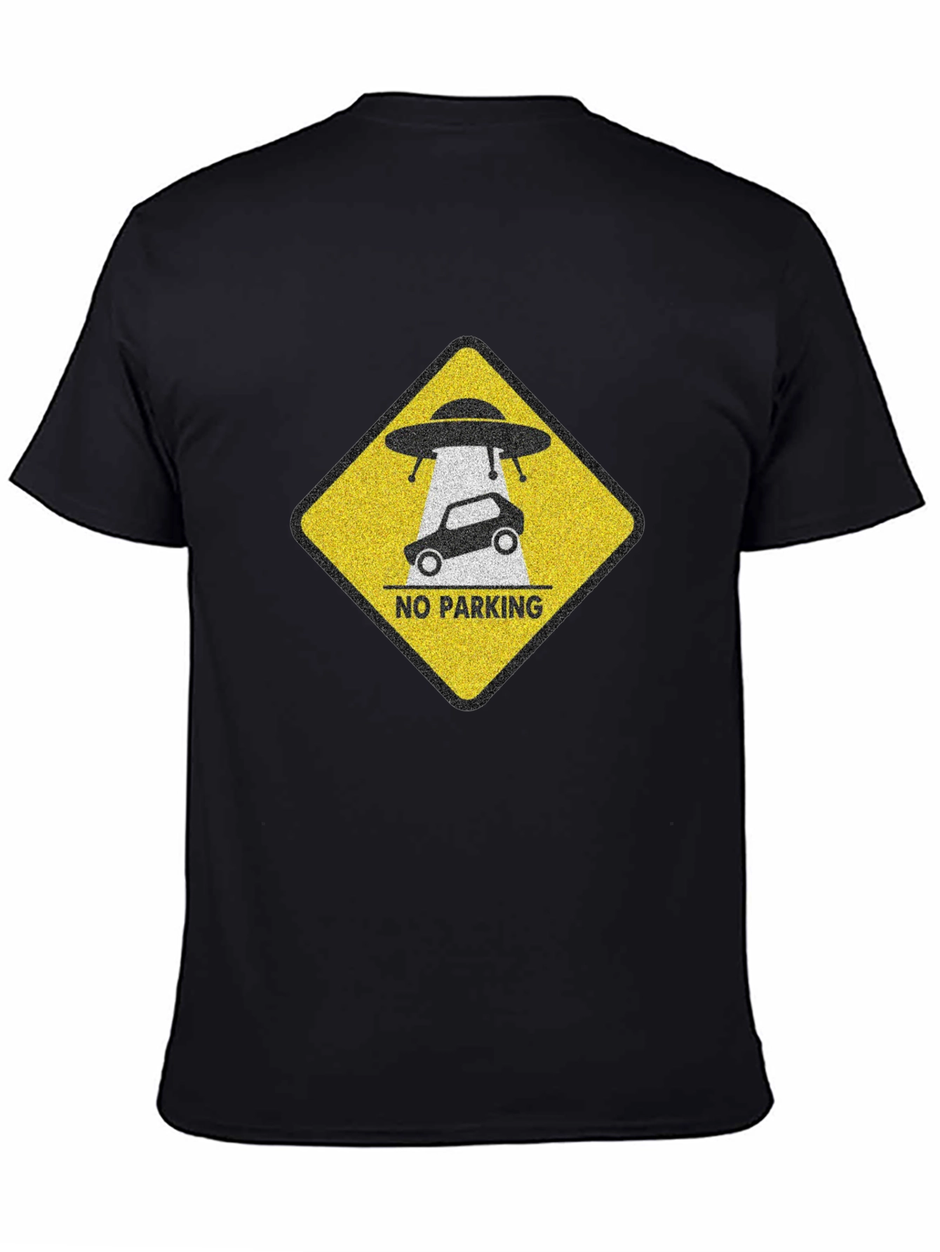 Alien Abduction No Parking Graphic Tee