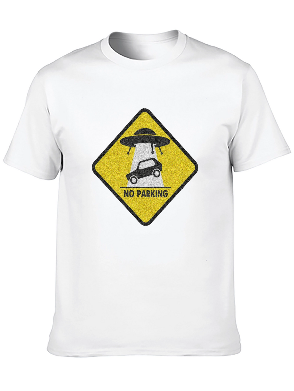 Alien Abduction No Parking Graphic Tee