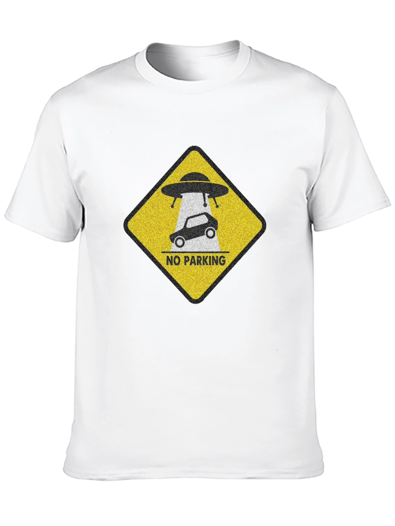 Alien Abduction No Parking Graphic Tee
