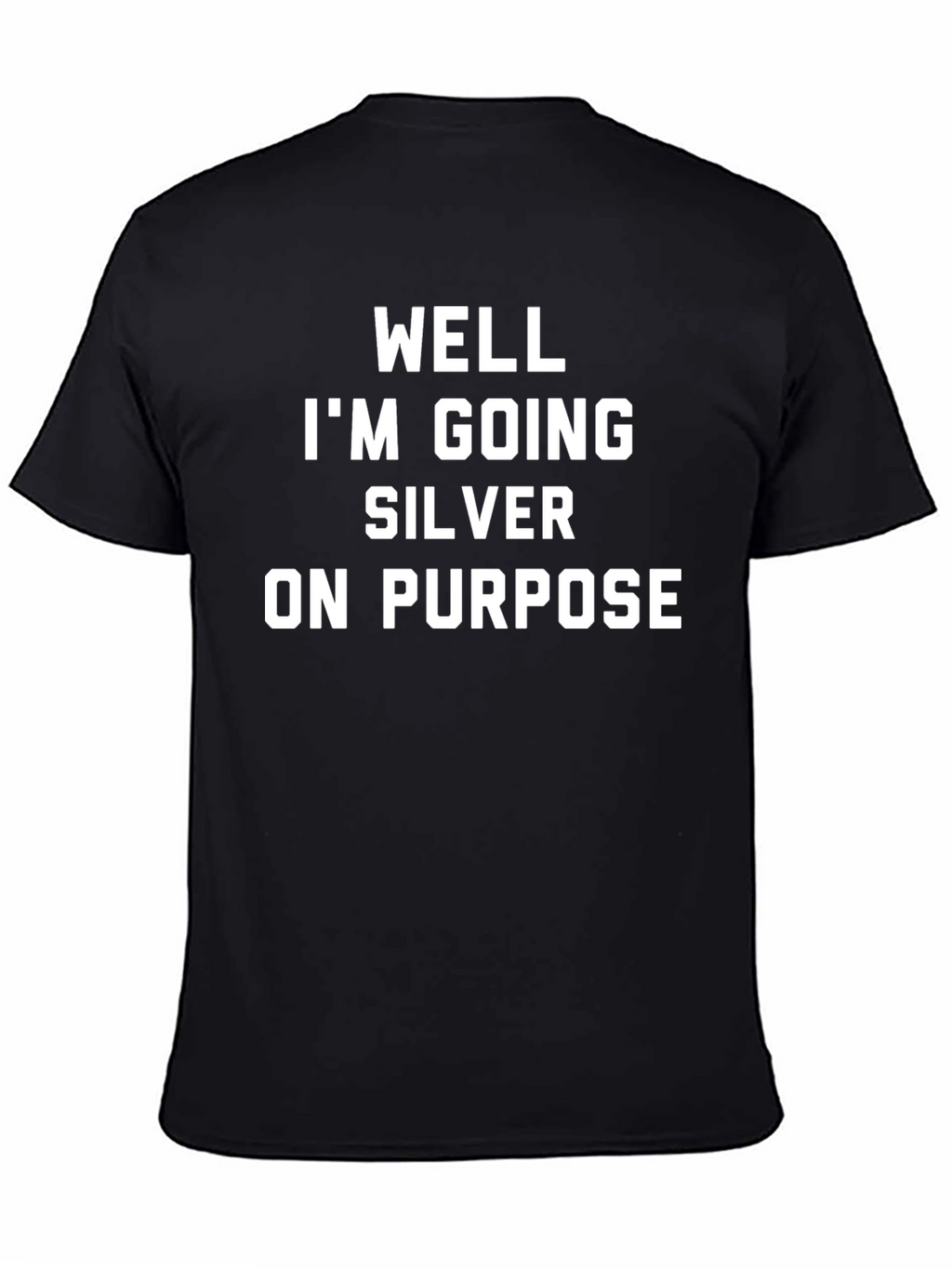 Funny Going Silver Graphic Tee