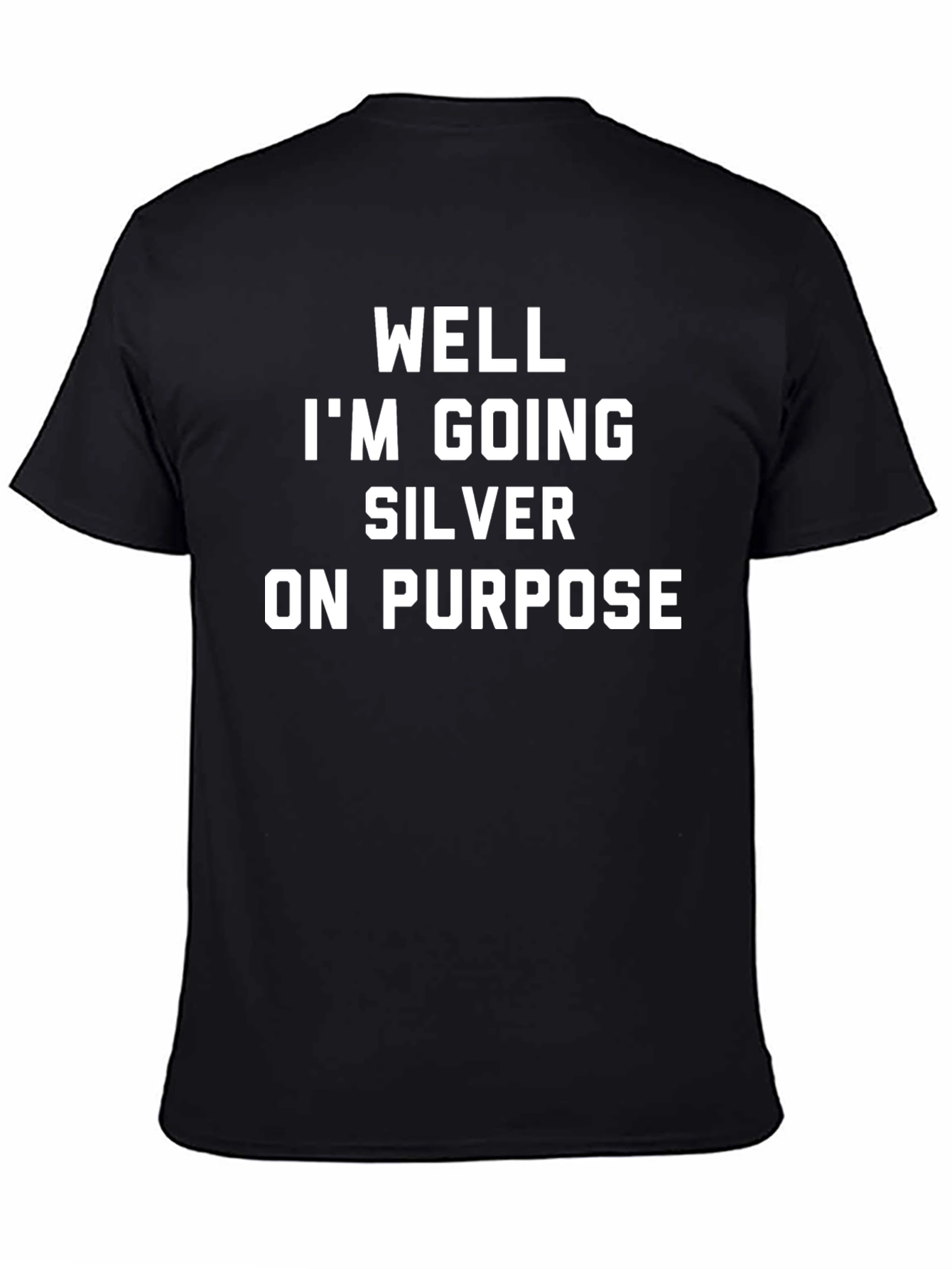 Funny Going Silver Graphic Tee
