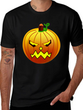 Halloween Pumpkin Graphic Tee - Spooky Season