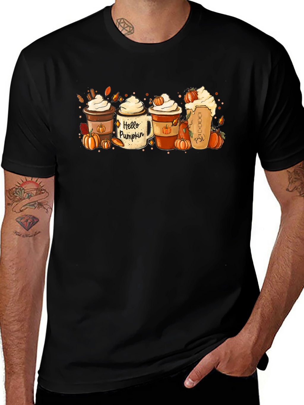 Hello Pumpkin Coffee T-Shirt