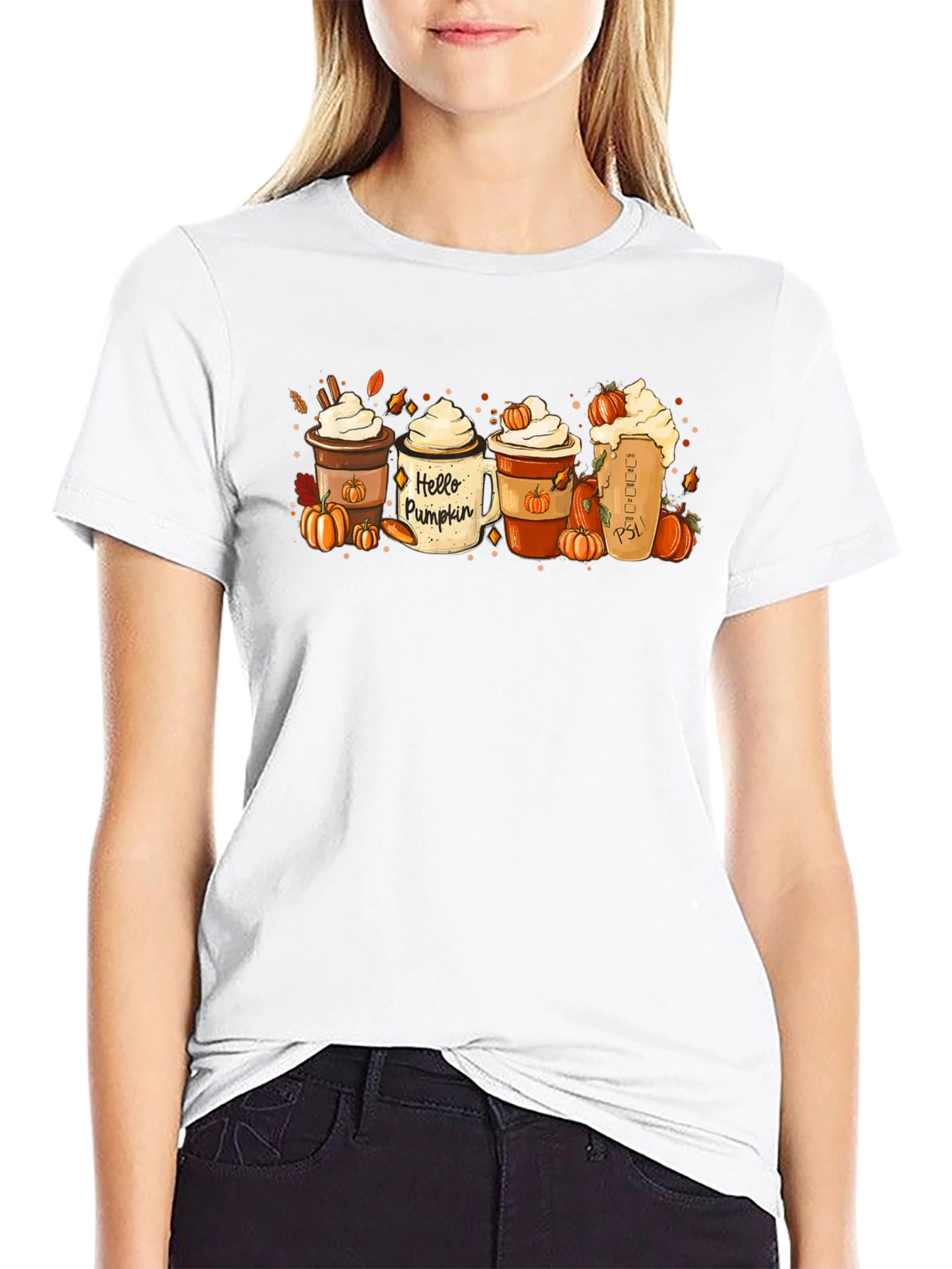 Hello Pumpkin Coffee T-Shirt
