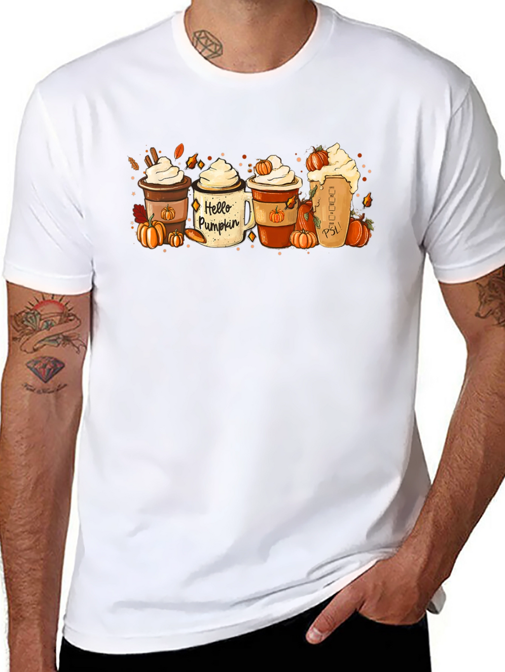 Hello Pumpkin Coffee T-Shirt