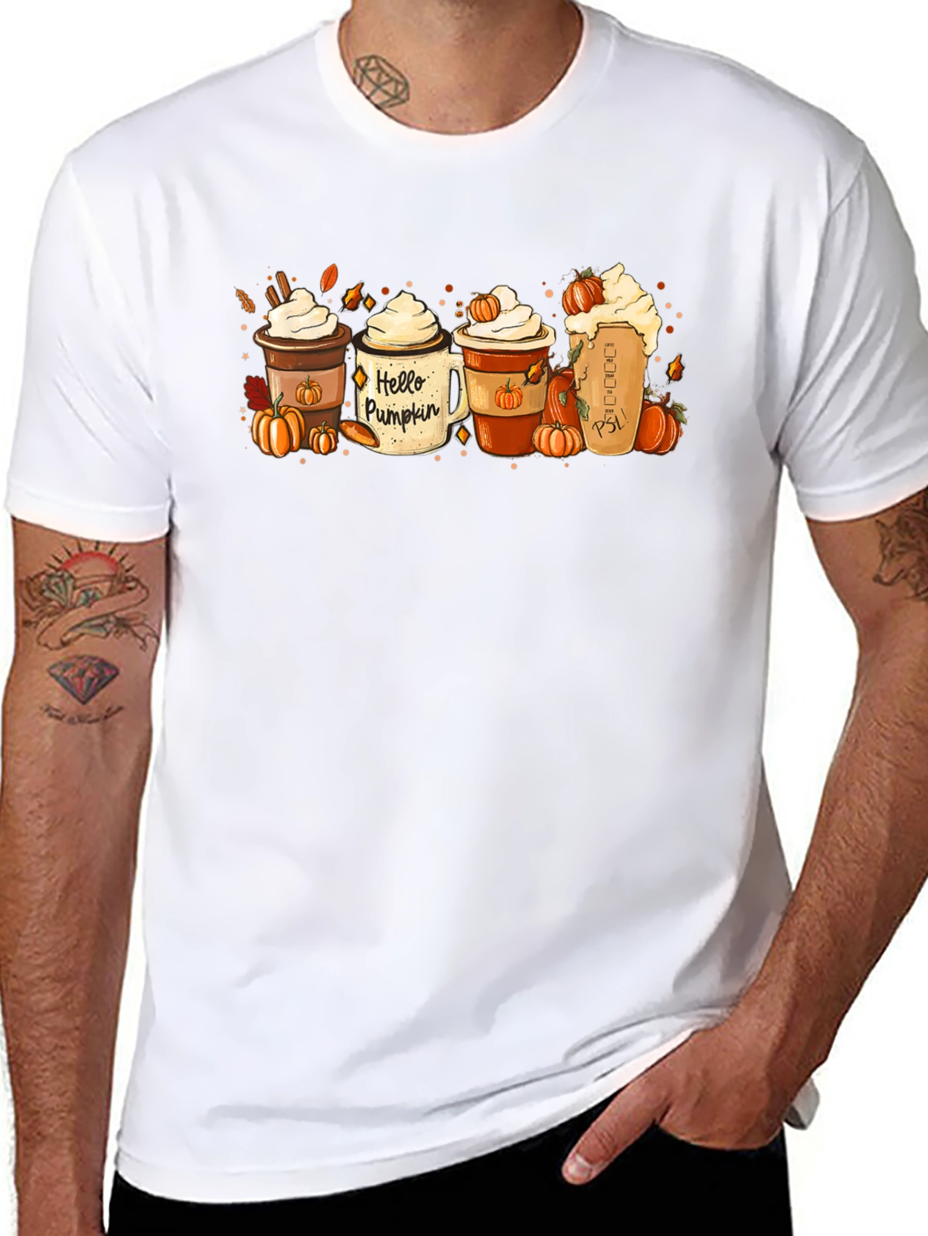 Hello Pumpkin Coffee T-Shirt