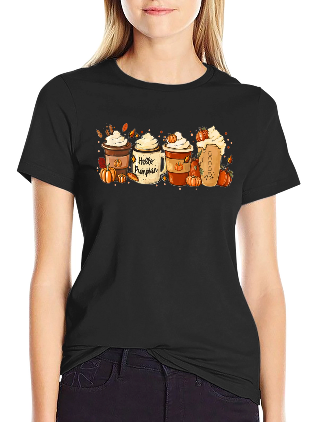 Hello Pumpkin Coffee T-Shirt