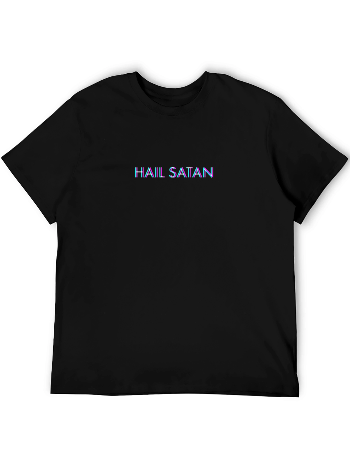 Hail Satan Graphic Tee - Unisex Black T-Shirt