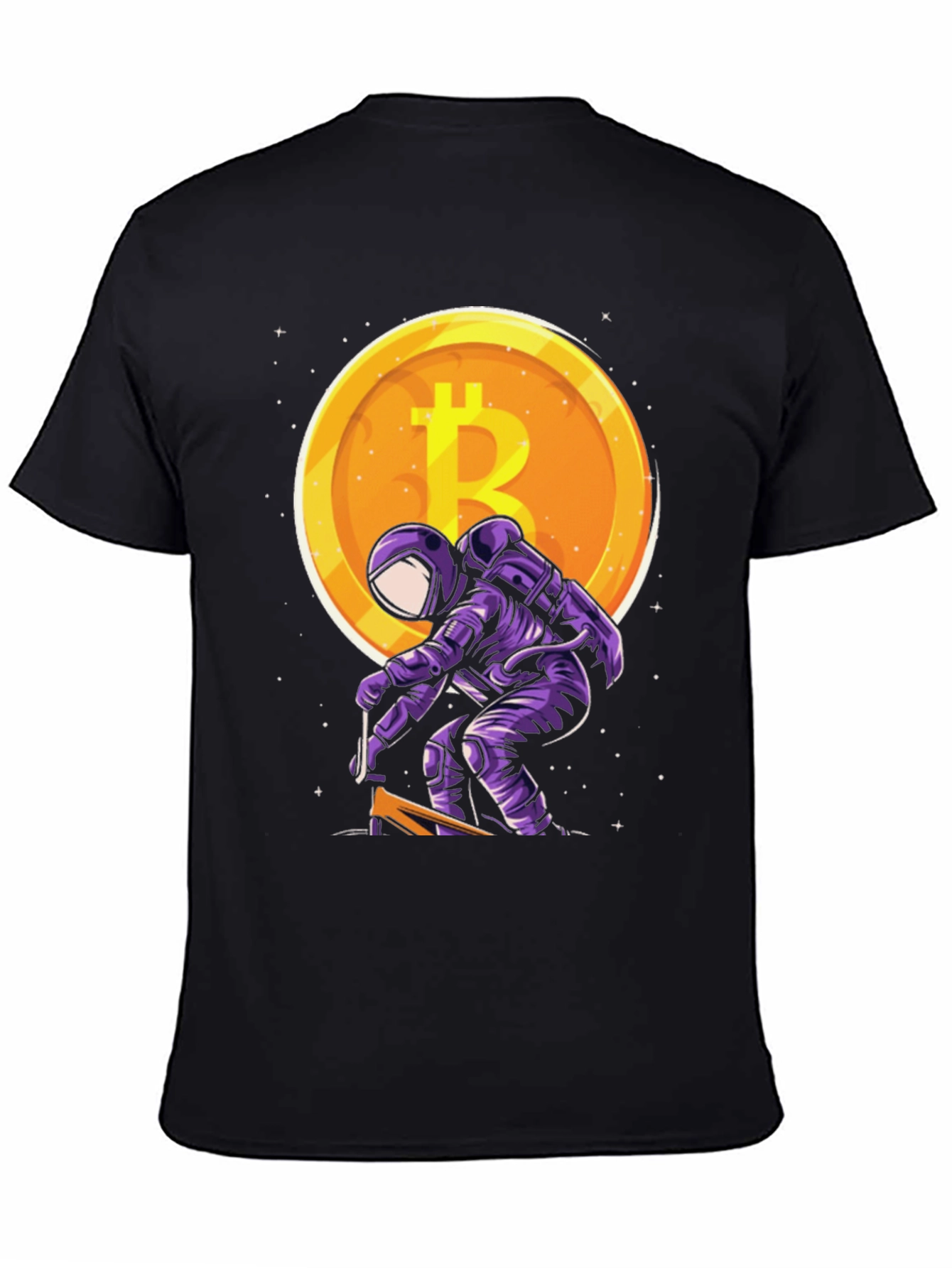 Bitcoin Astronaut T-Shirt - Crypto Moon Mission Tee