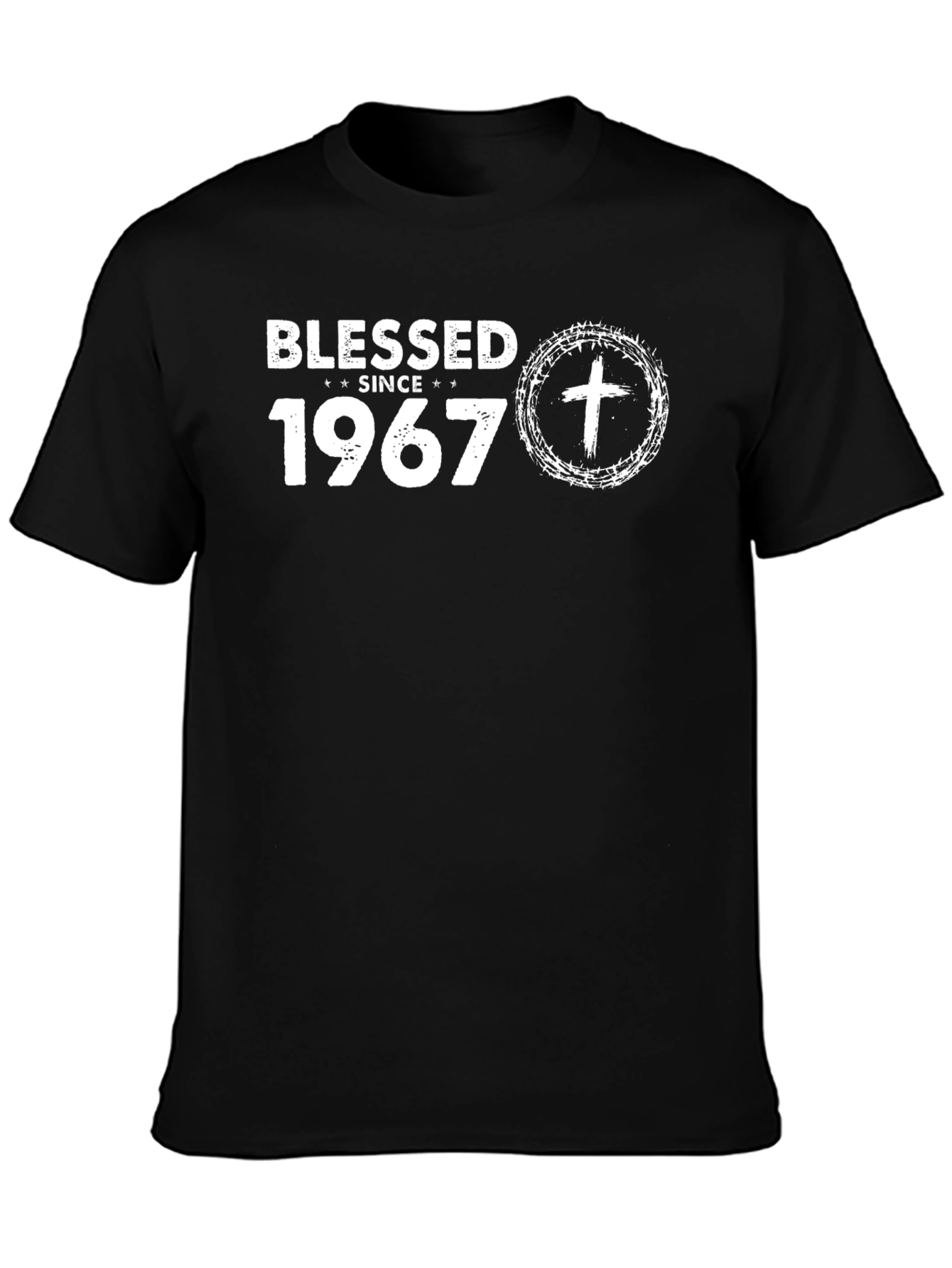 Blessed Since 1967 Graphic Tee - Christian T-Shirt