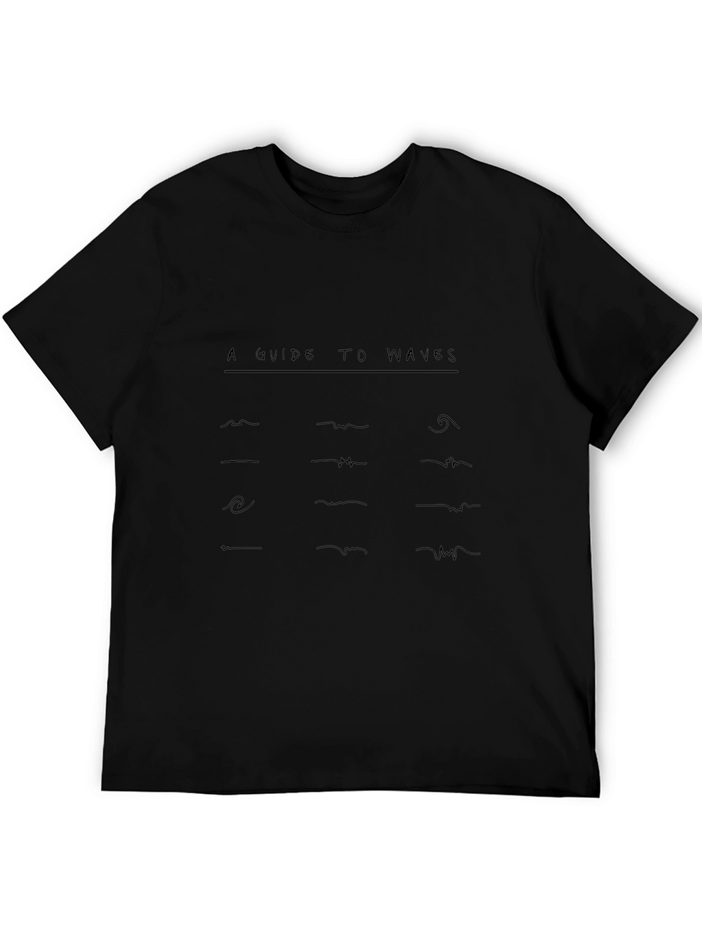 Guide to Waves Graphic Tee - Black