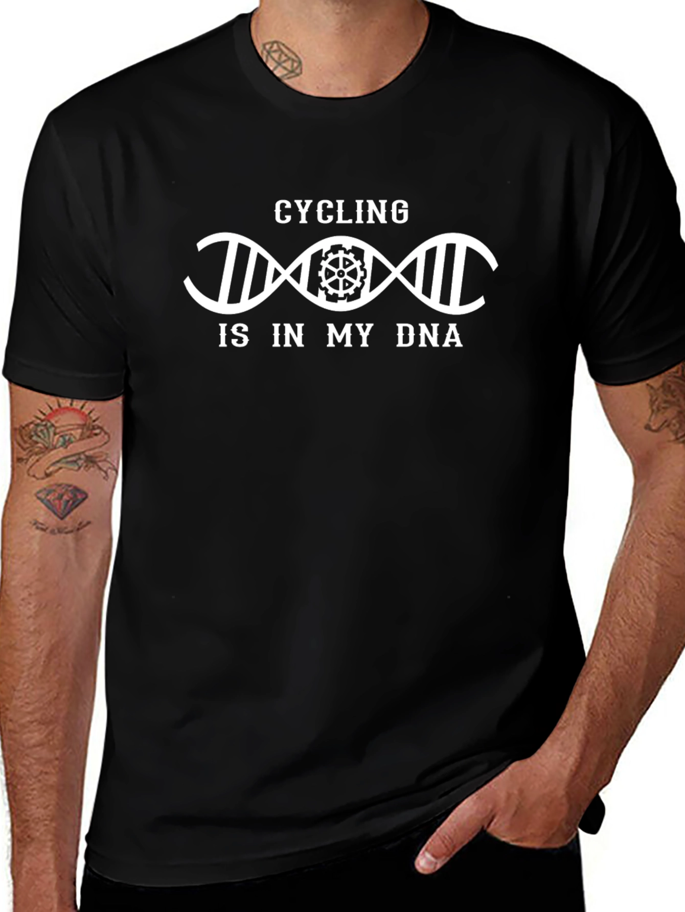 Cycling is in My DNA - Graphic T-Shirt