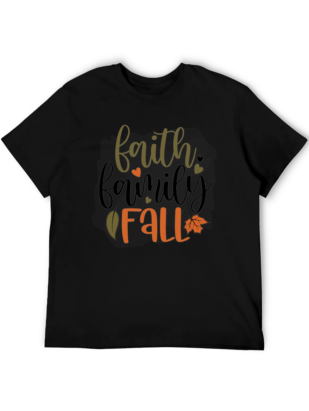Faith Family Fall T-Shirt - Black Tee