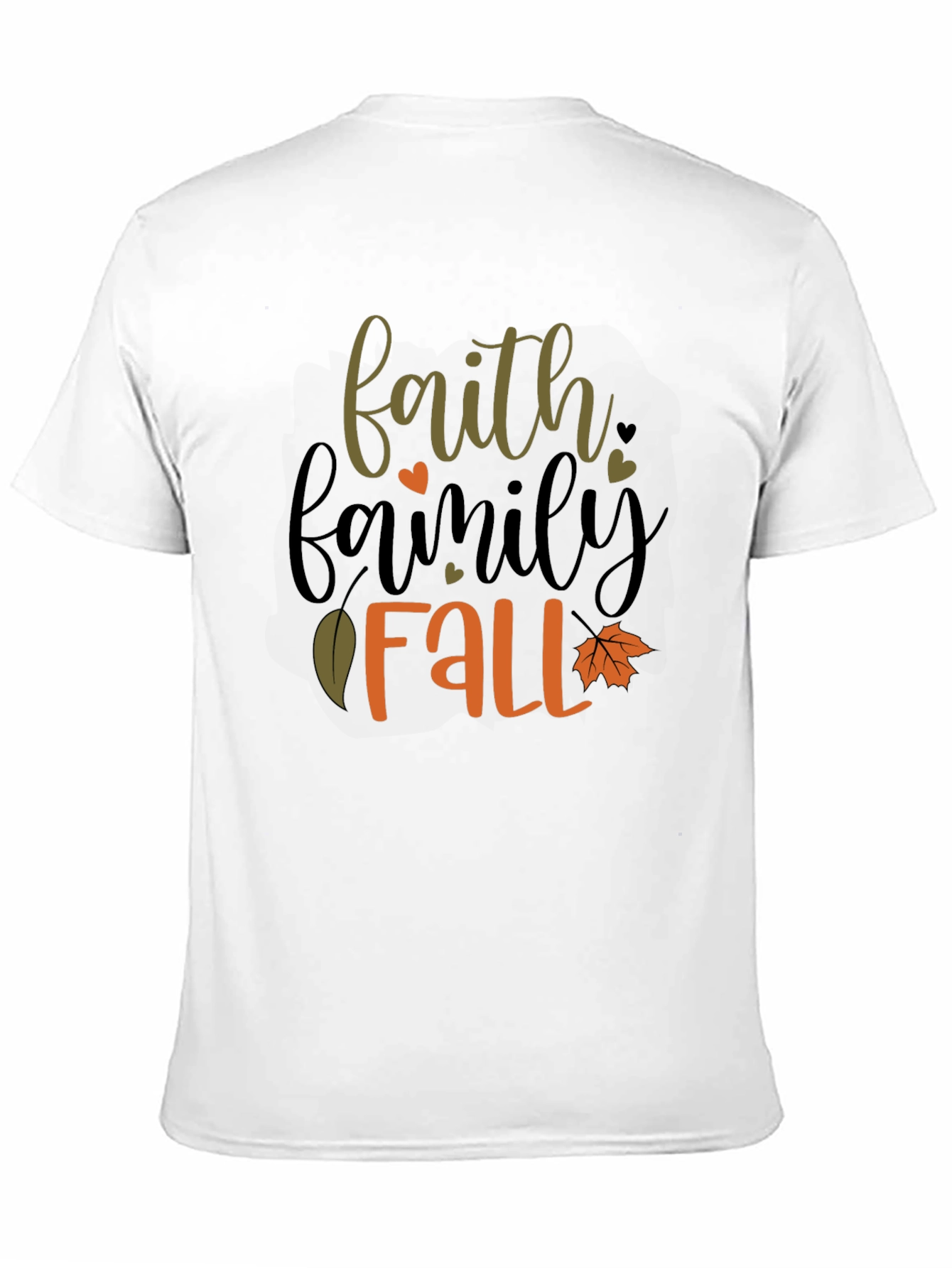 Faith Family Fall T-Shirt - Black Tee