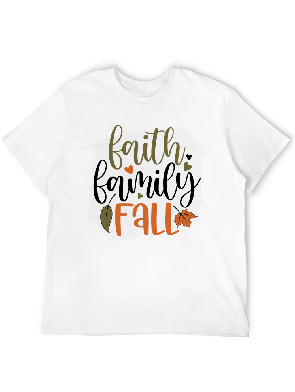 Faith Family Fall T-Shirt - Black Tee