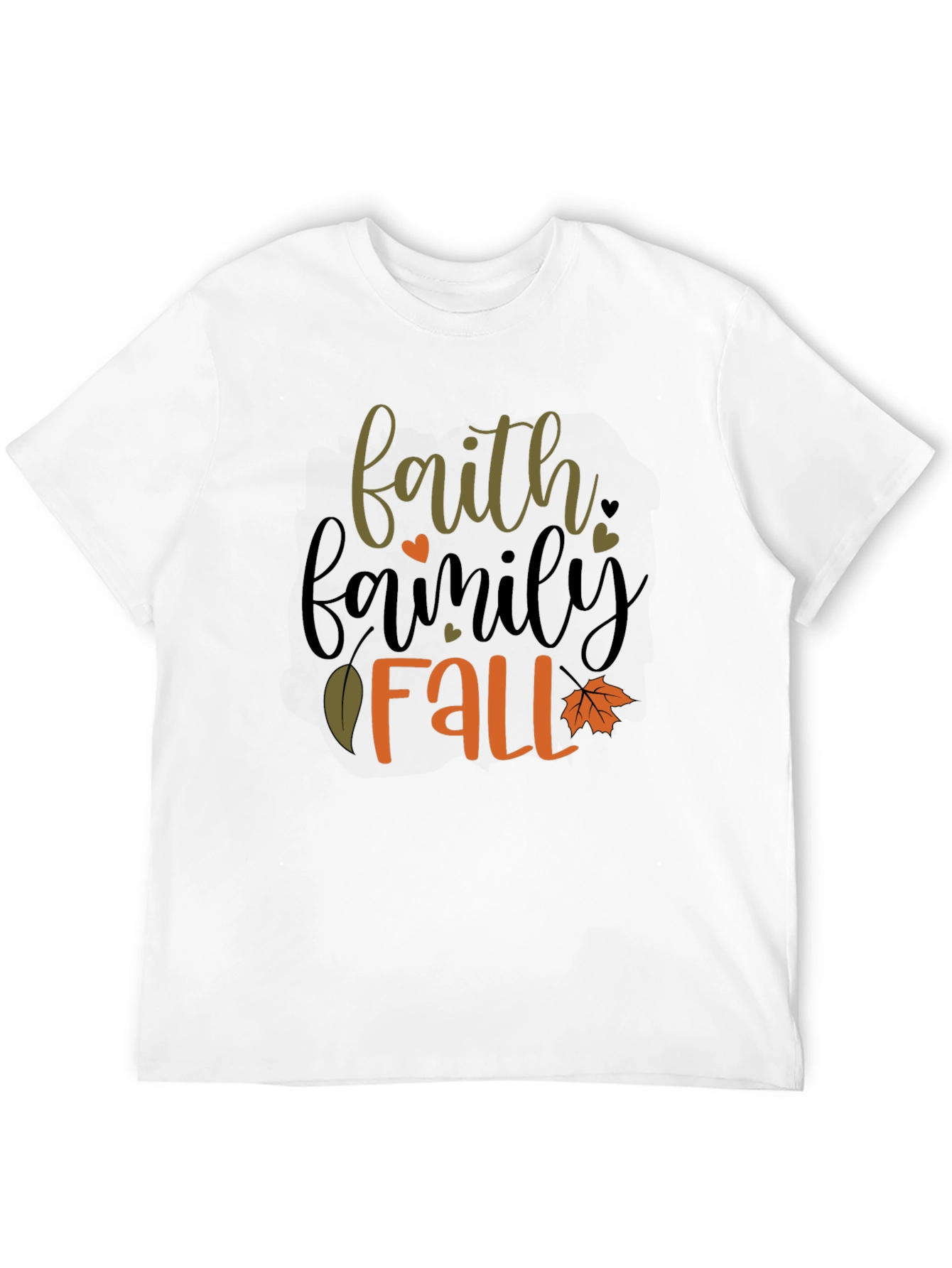 Faith Family Fall T-Shirt - Black Tee