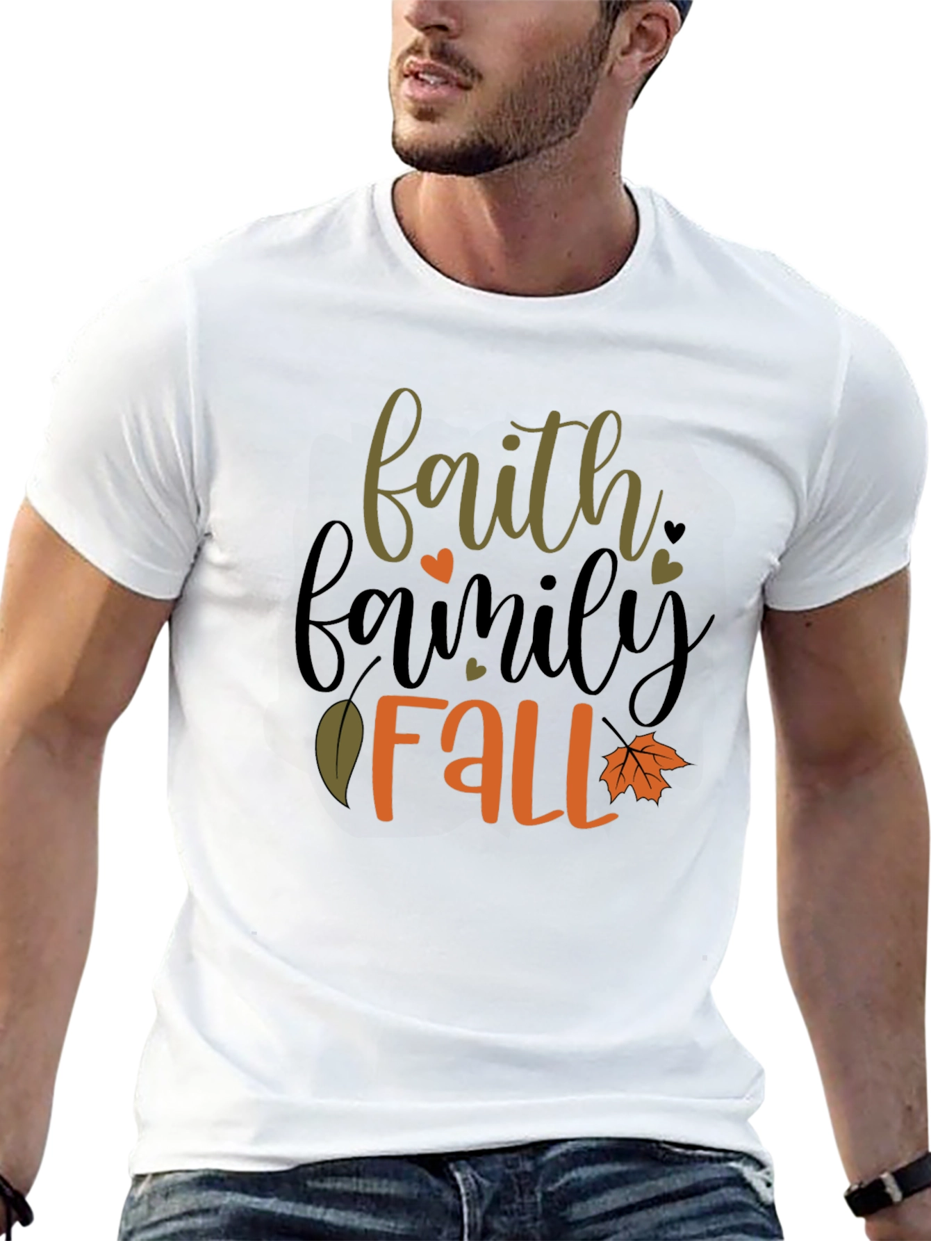 Faith Family Fall T-Shirt - Black Tee