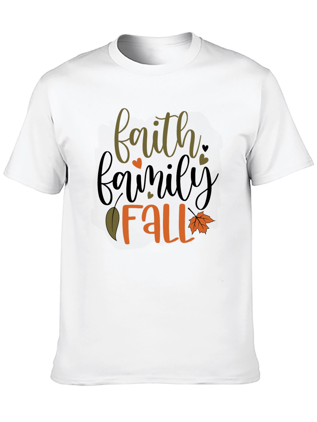 Faith Family Fall T-Shirt - Black Tee