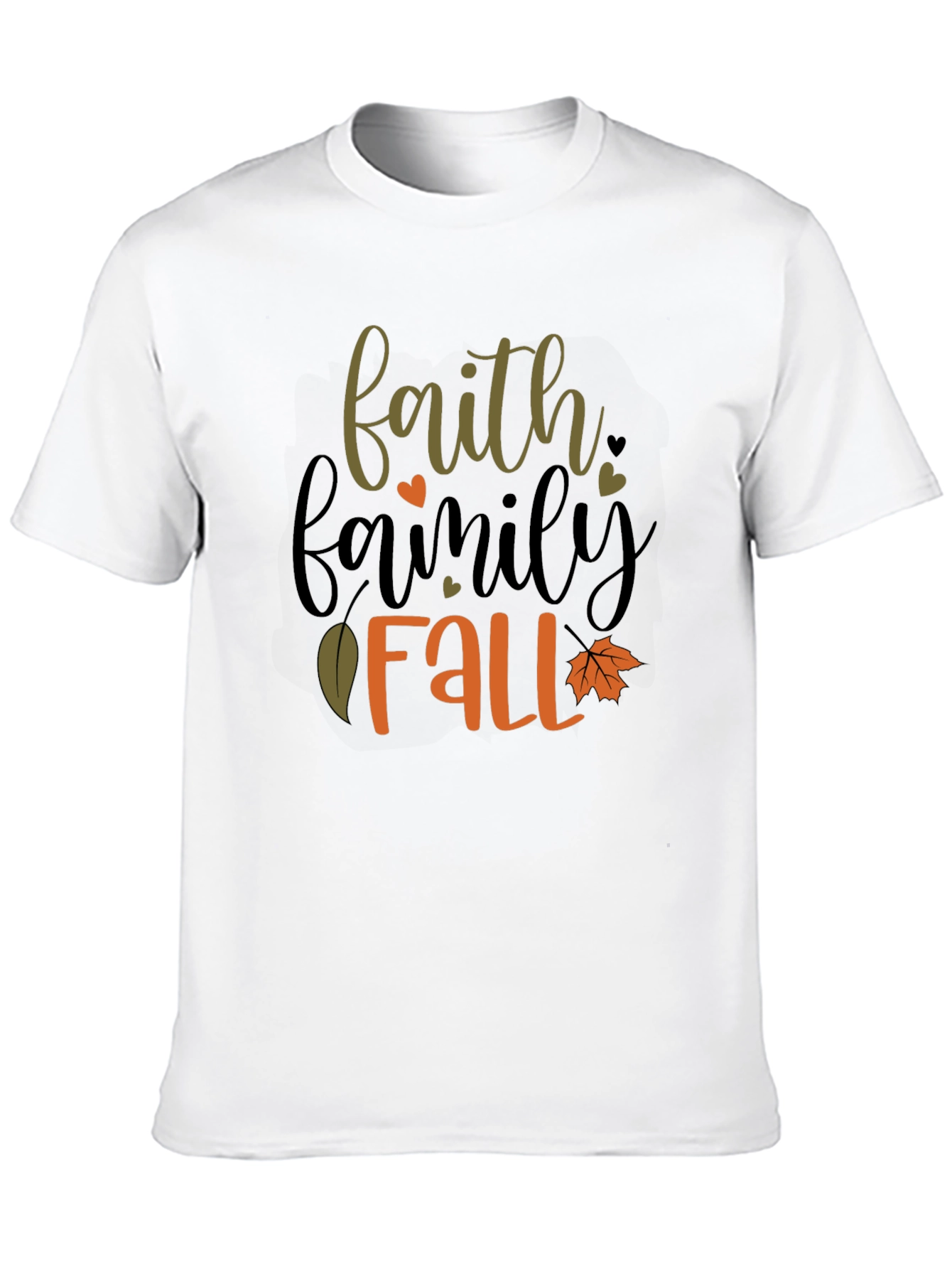 Faith Family Fall T-Shirt - Black Tee