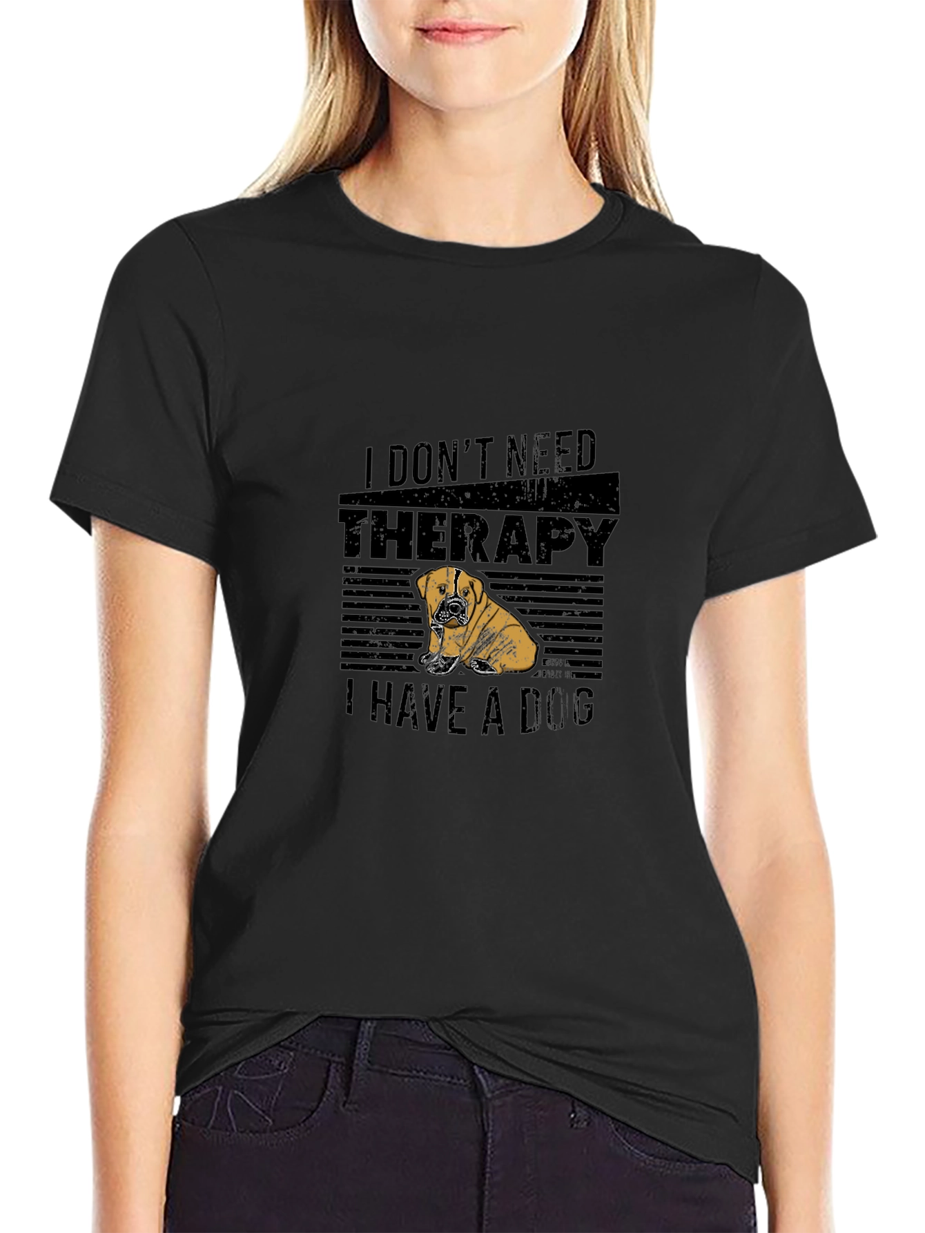 Dog Therapy T-Shirt - I Dont Need Therapy I Have A Dog
