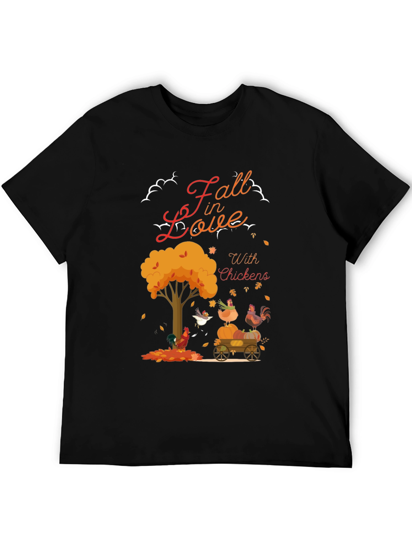 Fall in Love With Chickens T-Shirt