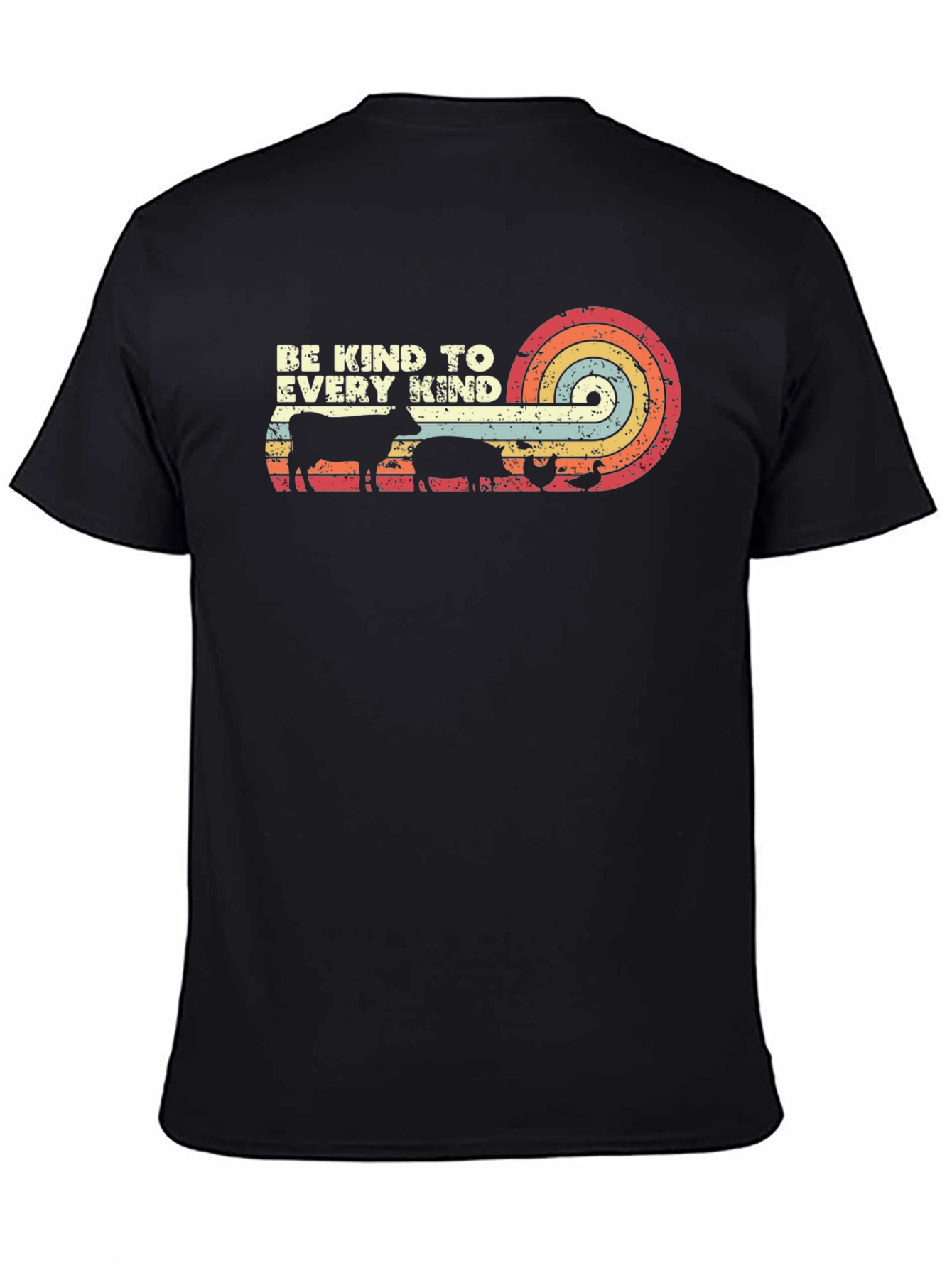 Be Kind to Every Kind Retro Graphic T-Shirt