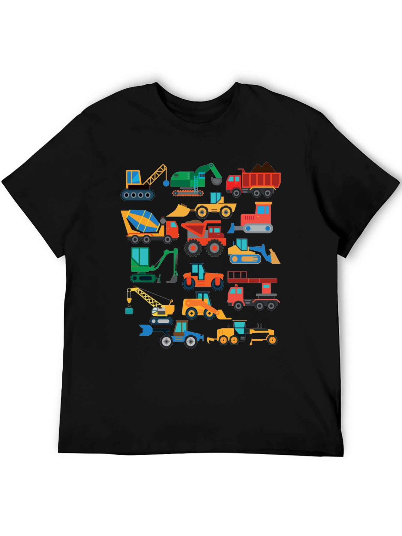Construction Vehicle T-Shirt: Cartoon Truck Tee for Kids