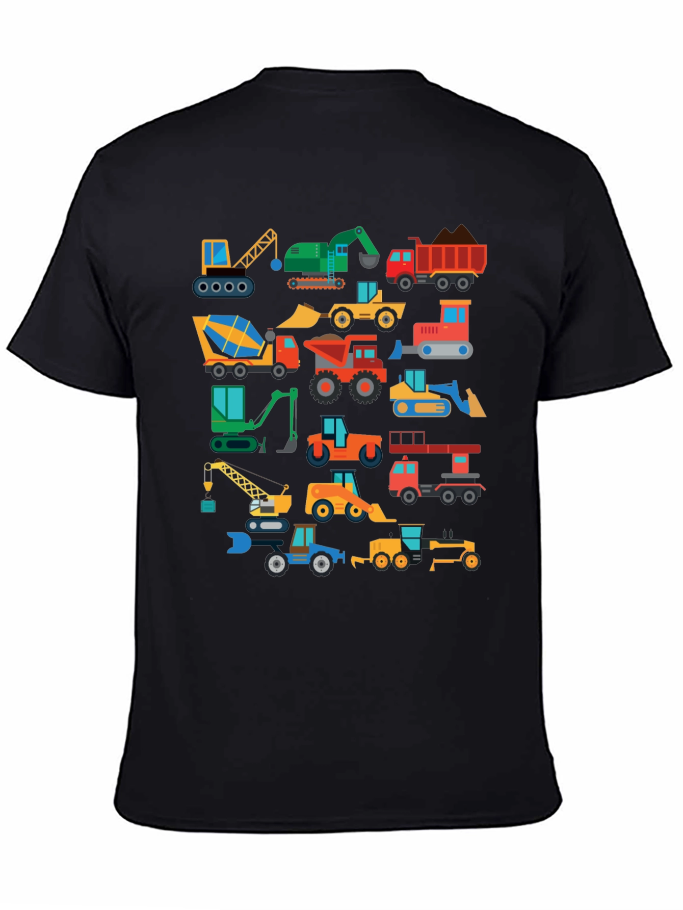 Construction Vehicle T-Shirt: Cartoon Truck Tee for Kids