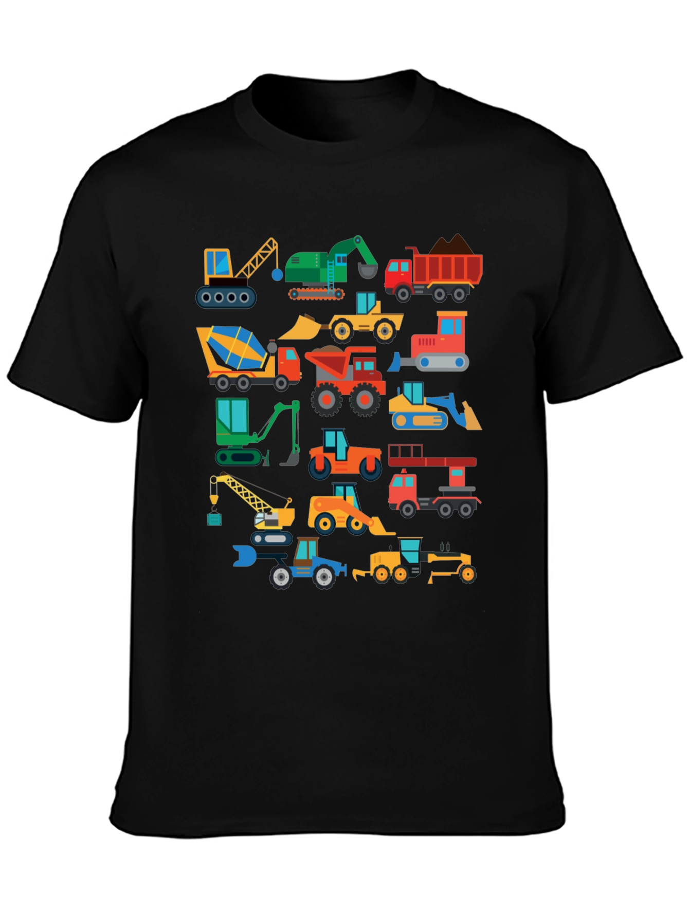 Construction Vehicle T-Shirt: Cartoon Truck Tee for Kids